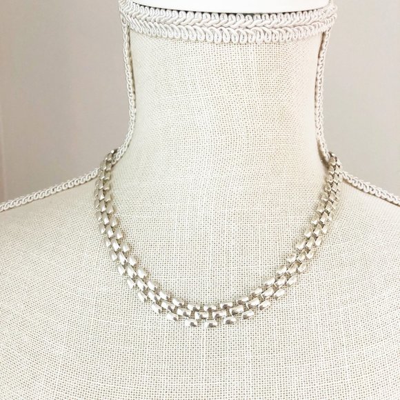 NEW Anne Klein Silver Chain Necklace - Picture 5 of 6